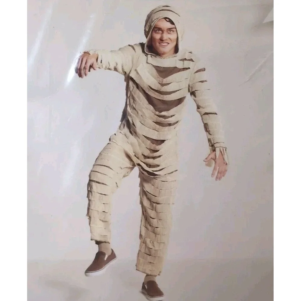 Adult Size Small Mummy Halloween Costume Jumpsuit - Hyde & EEK! HALW